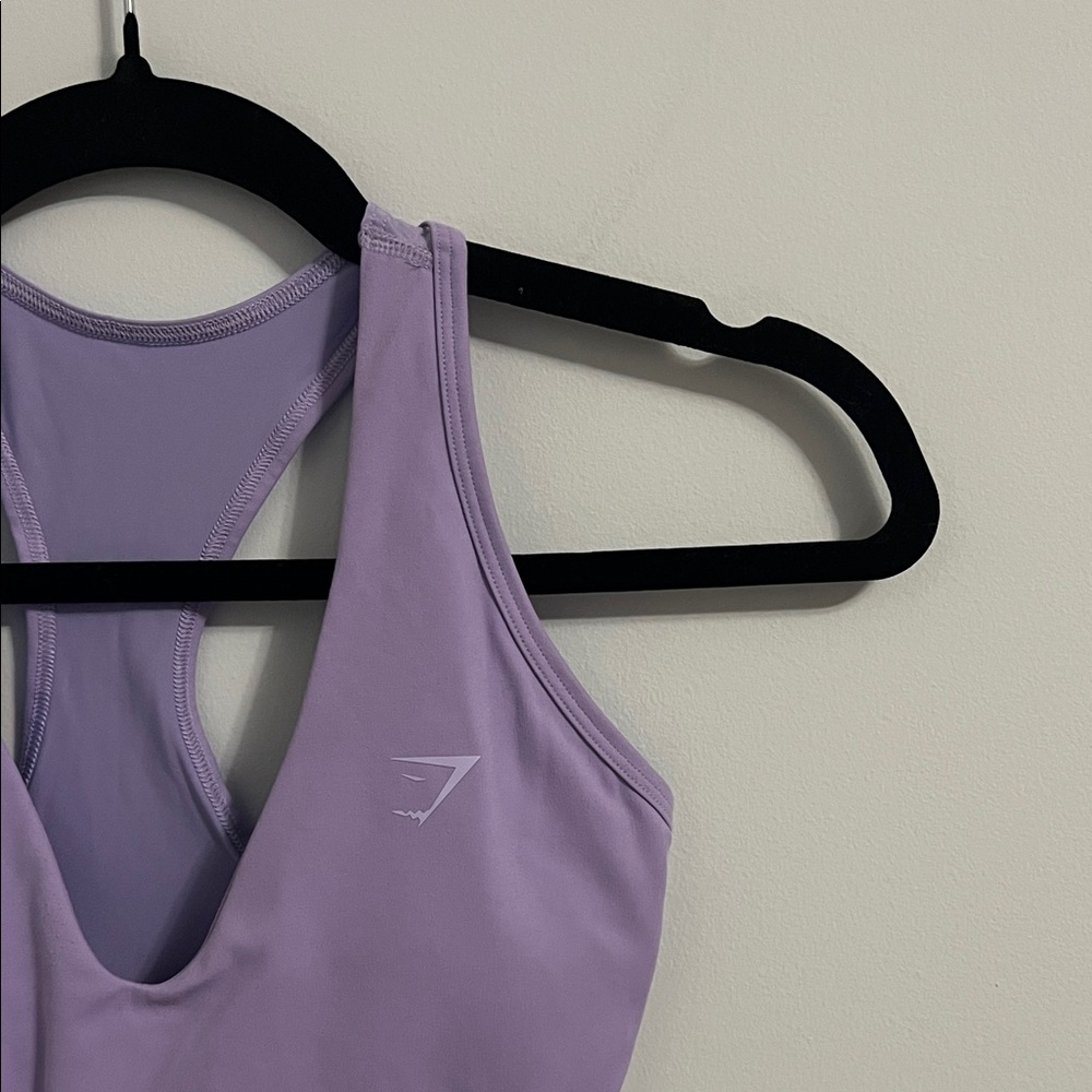 Whitney Simmons x Gymshark Purple Crop Tank